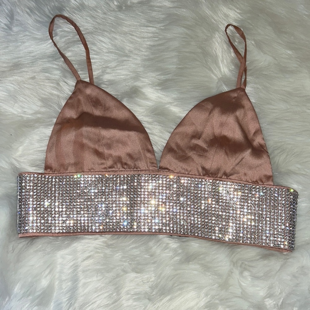 Rose gold & silver top